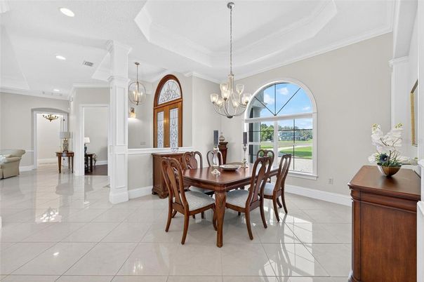 Chandelier, Dining room, Interior, Pendant Lights, Recessed Lighting