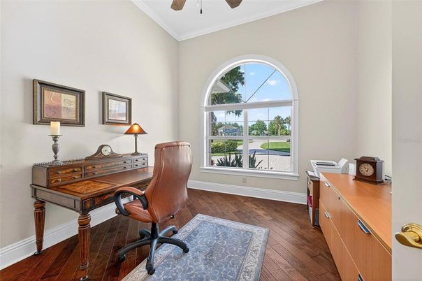 Home Office, Interior, Wood Texture Flooring