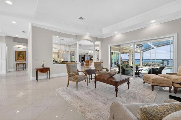 Chandelier, Dining room, Interior, Living room, Pendant Lights, Recessed Lighting, Water