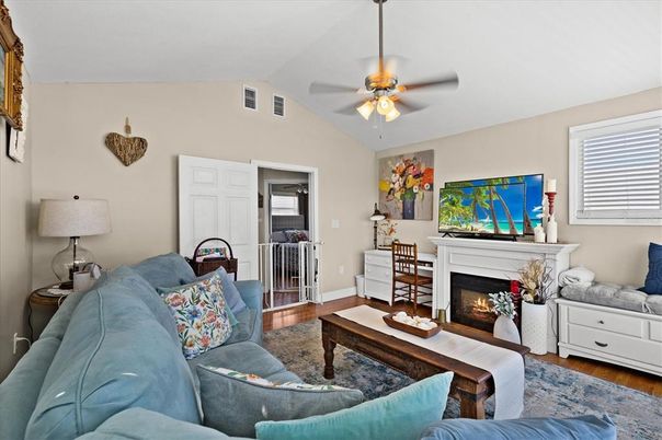 Fireplace, Interior, Living room, Wood Texture Flooring