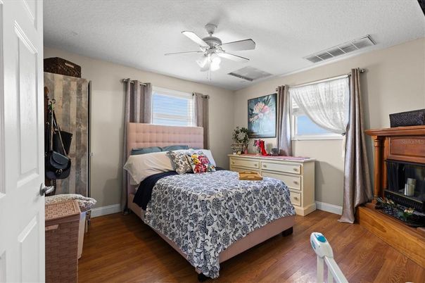 Bedroom, Interior, Wood Texture Flooring