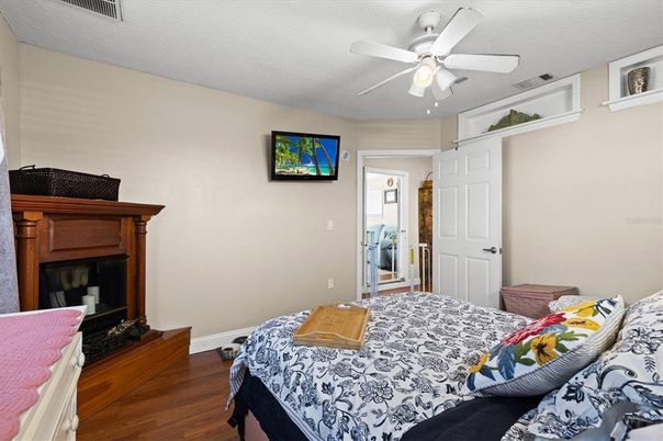 Bedroom, Interior, Wood Texture Flooring