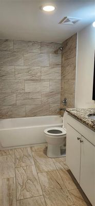 Bathroom, Interior, Marble, Recessed Lighting