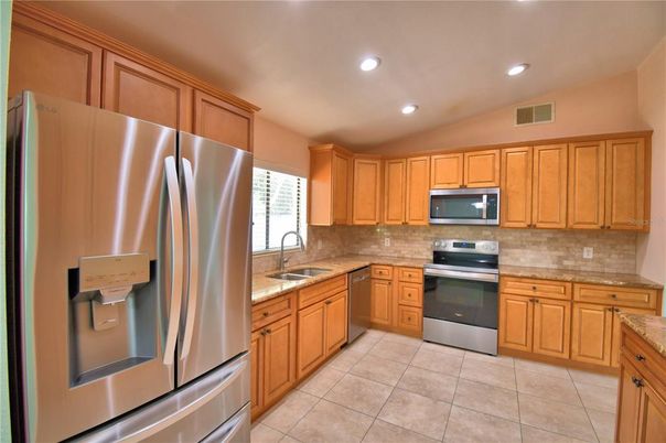 Interior, Kitchen, Recessed Lighting, Stainless Steel Appliances