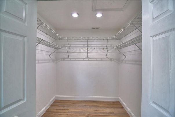Interior, Recessed Lighting, Walk-in Closets, Wood Texture Flooring