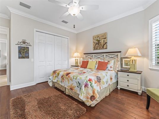 Bedroom, Interior, Wood Texture Flooring