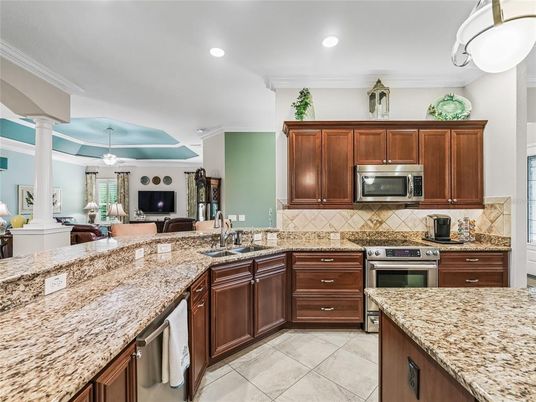 Interior, Kitchen, Recessed Lighting, Stainless Steel Appliances