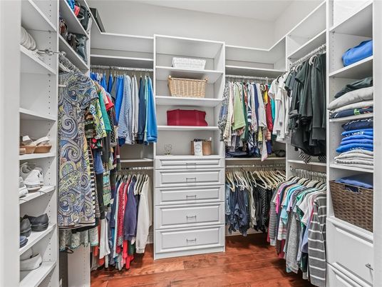 Interior, Walk-in Closets, Wood Texture Flooring