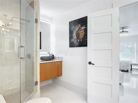 Bathroom, Glass Shower, Interior