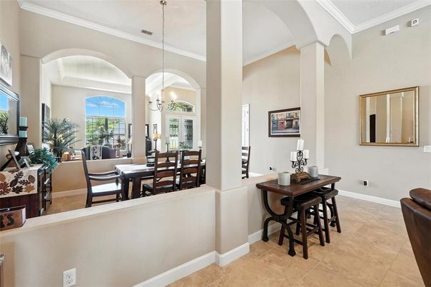 Chandelier, Dining room, Interior, Pendant Lights