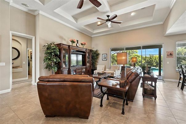 Interior, Living room, Recessed Lighting