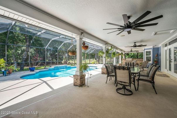 Dining room, Glass Ceilings, Interior, Pool, Sun Room