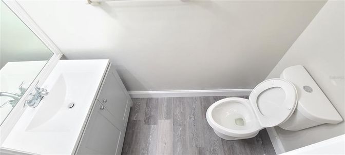 Bathroom, Interior, Wood Texture Flooring