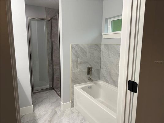 Bathroom, Glass Shower, Interior, Marble
