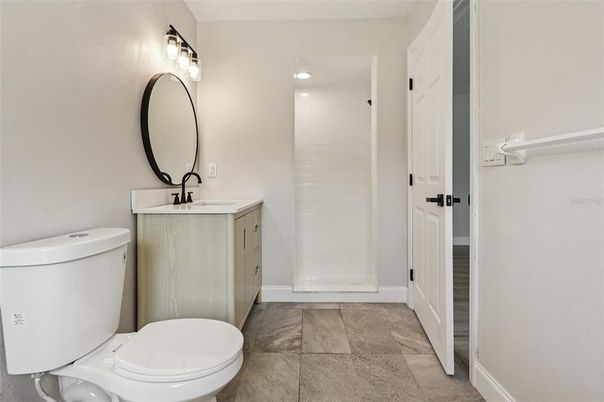 Bathroom, Interior, Recessed Lighting