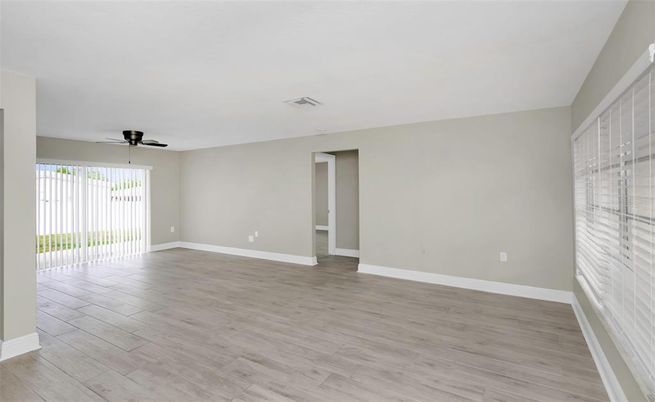 Empty room, Interior, Wood Texture Flooring