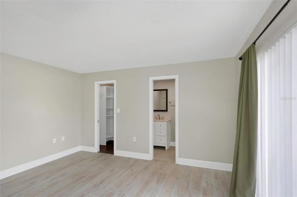 Bathroom, Empty room, Interior, Wood Texture Flooring