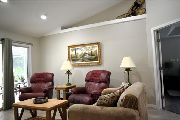 Interior, Living room, Recessed Lighting