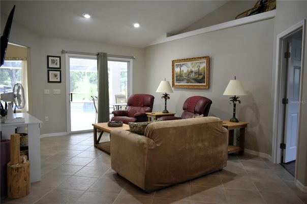 Interior, Living room, Recessed Lighting