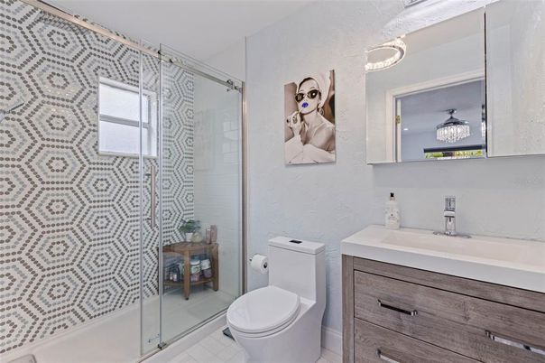 Bathroom, Glass Shower, Interior