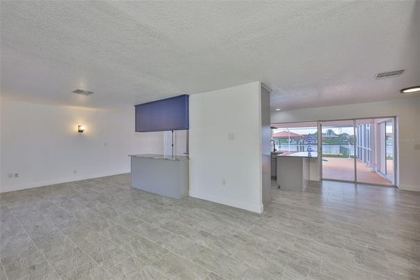 Empty room, Interior, Recessed Lighting