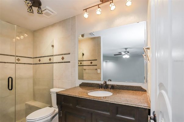 Bathroom, Glass Shower, Interior