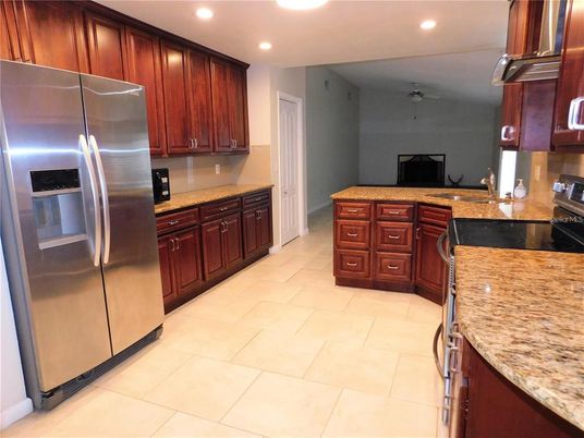 Interior, Kitchen, Recessed Lighting, Stainless Steel Appliances
