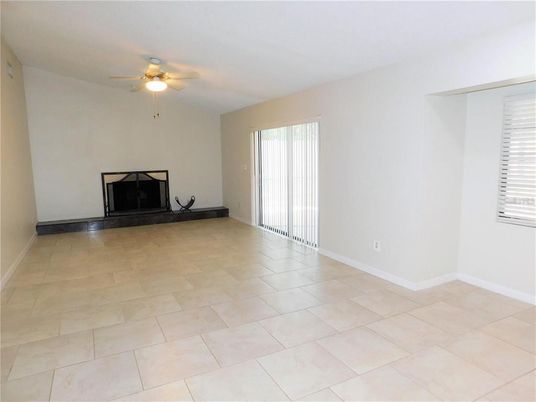 Empty room, Fireplace, Interior