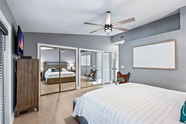 Bedroom, Interior, Wood Texture Flooring