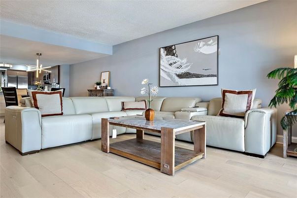 Dining room, Interior, Living room, Pendant Lights, Wood Texture Flooring