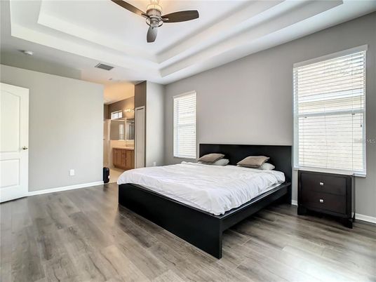 Bedroom, Interior, Wood Texture Flooring