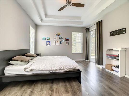 Bedroom, Interior, Wood Texture Flooring