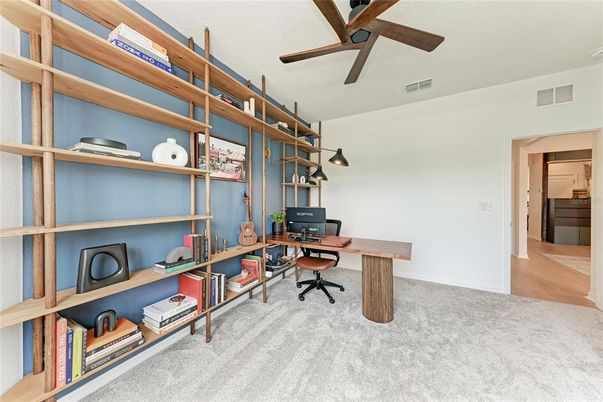 Home Office, Interior, Wood Texture Flooring