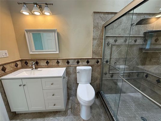 Bathroom, Glass Shower, Interior