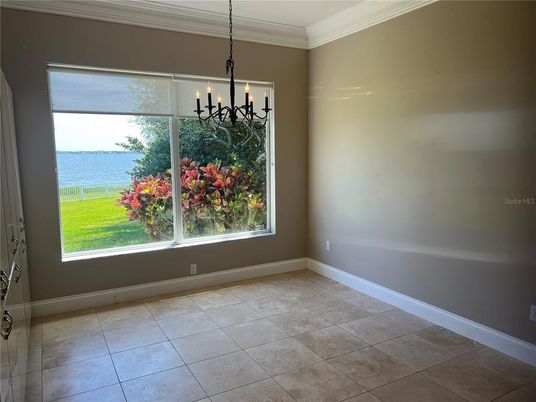 Chandelier, Empty room, Interior, Water