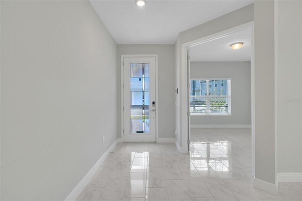 Empty room, Interior, Marble, Recessed Lighting