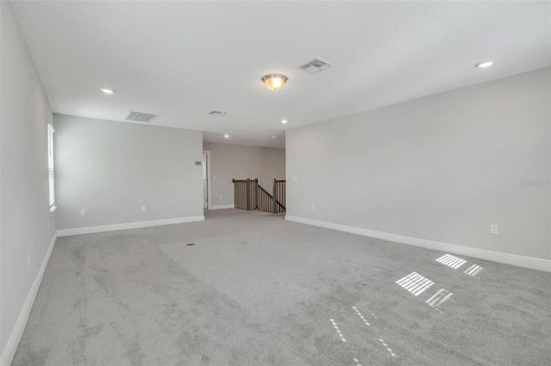 Empty room, Interior, Recessed Lighting