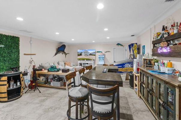 Interior, Marble, Recessed Lighting