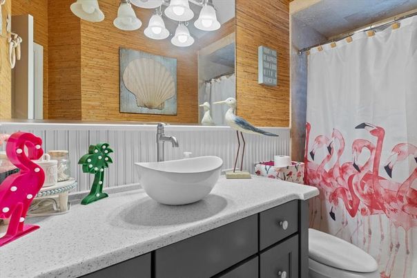 Bathroom, Interior, Wooden Walls
