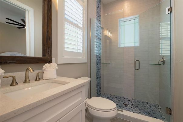 Bathroom, Glass Shower, Interior