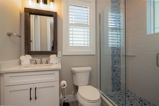 Bathroom, Glass Shower, Interior