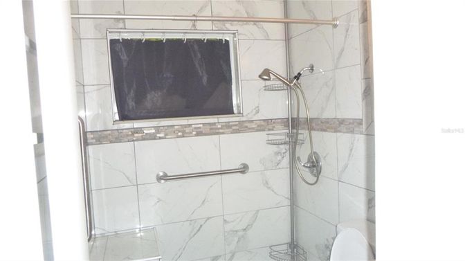 Bathroom, Glass Shower, Interior, Marble Walls