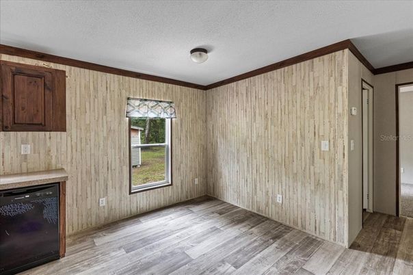 Empty room, Interior, Wood Texture Flooring, Wooden Walls