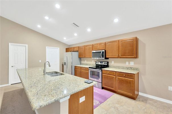 Interior, Kitchen, Recessed Lighting, Stainless Steel Appliances