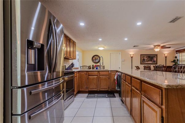Interior, Kitchen, Recessed Lighting, Stainless Steel Appliances