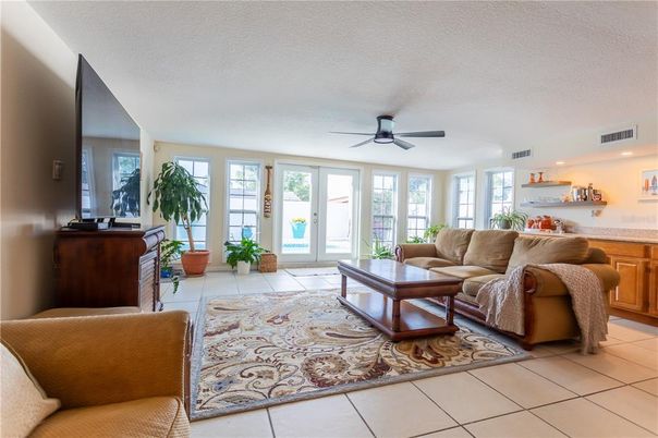 Interior, Living room, Recessed Lighting
