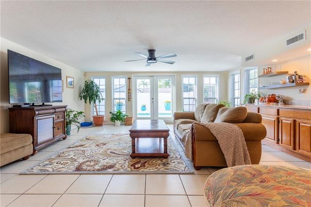 Interior, Living room, Recessed Lighting