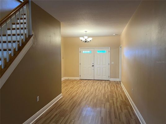 Chandelier, Interior, Wood Texture Flooring
