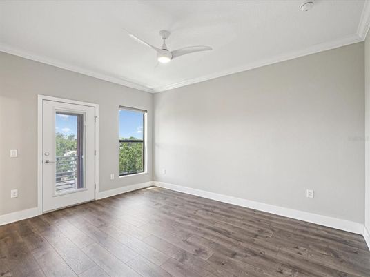 Empty room, Interior, Wood Texture Flooring