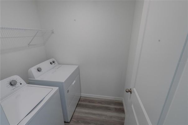 Interior, Utility Closets, Washer, Wood Texture Flooring